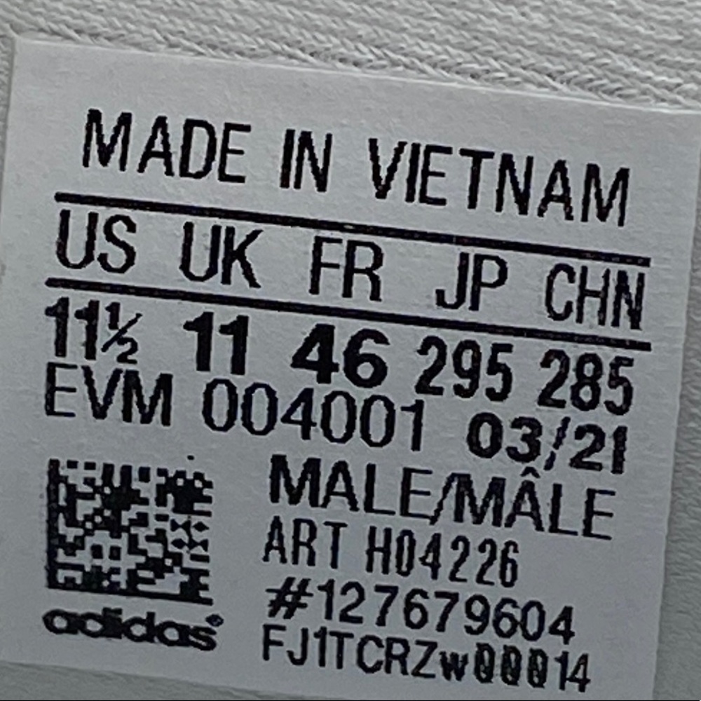 New Adidas Originals Ozweego Pure Cloud White  Men’s Sz 11.5 - Picture 7 of 7